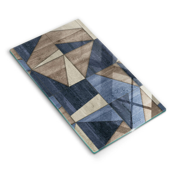 Placă sticla protectie aragaz Abstracție geometrică