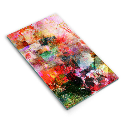 Placă din sticla protectie perete bucatarie Abstractizarea vopselei