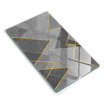 Placă din sticla protectie perete bucatarie Forme ascuțite