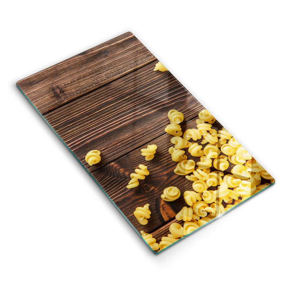 Placă sticla protectie aragaz Paste pe masă