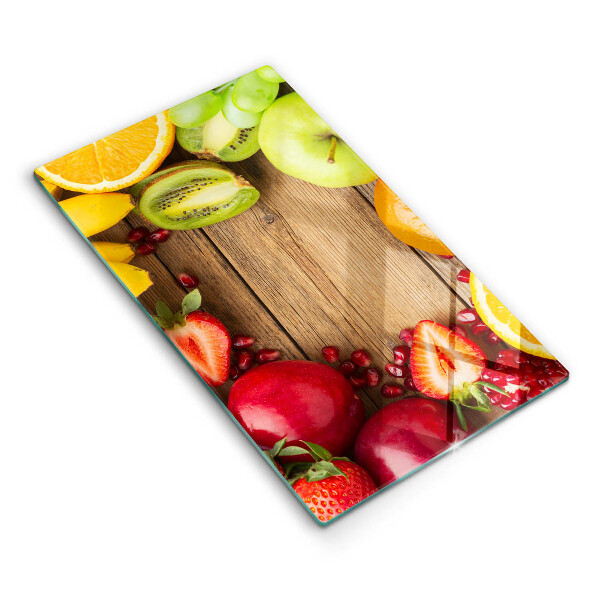 Placă sticla protectie aragaz Fructe proaspete
