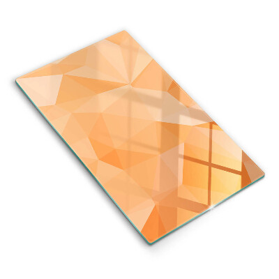 Placă sticla protectie aragaz Fundal geometric