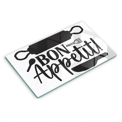 Placă protecție plita Inscripția Poftă bună