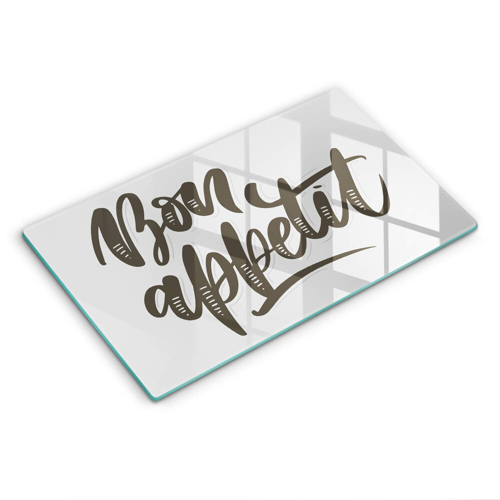 Placă de protecție pentru plita Inscripția Poftă bună