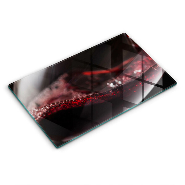 Placă din sticla protectie perete Pahar de vin roșu