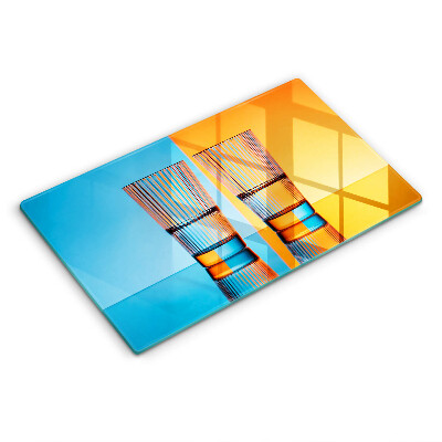 Placă de protecție pentru plita Două pahare de apă