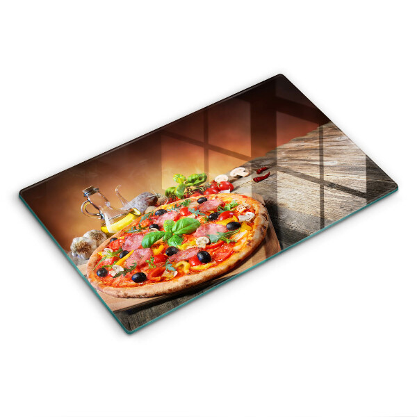 Placă din sticla protectie perete pizza italiană