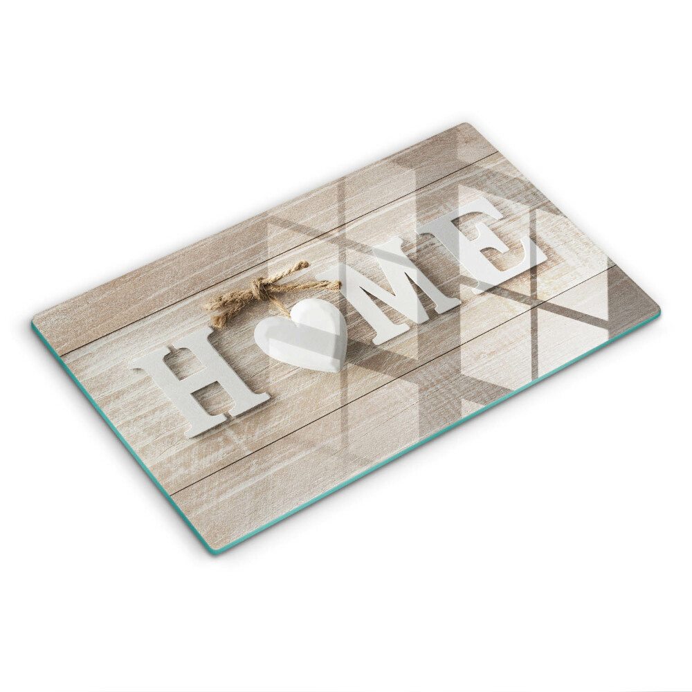 Placă din sticla protectie perete Panouri și semn de casă