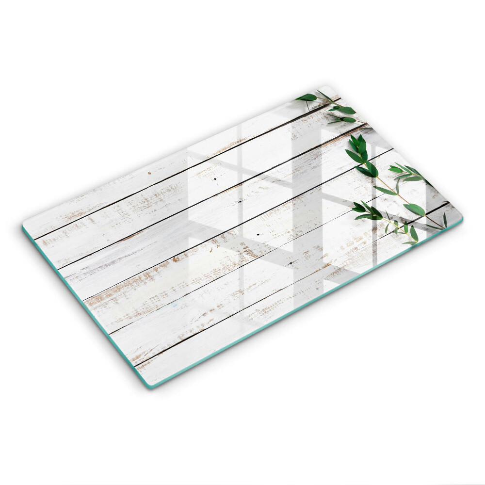 Placă de protecție pentru plita Scânduri și frunze vechi