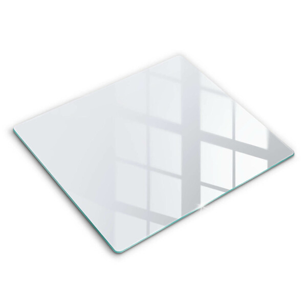 Decorativ placă sticla protectie aragaz Culoare alb 60x52 cm 