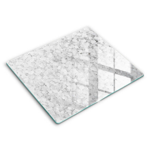 Decorativ placă sticla protectie aragaz Cristale de sare 60x52 cm