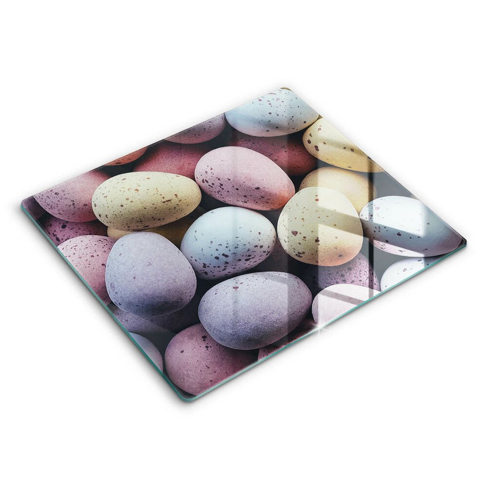 Decorativ placă sticla protectie aragaz ouă de Paște 60x52 cm 