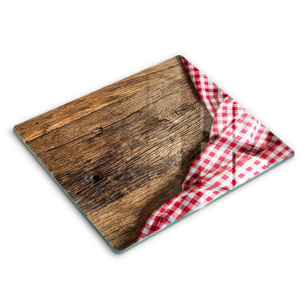 Decorativ placă sticla protectie aragaz Masă de lemn 60x52 cm
