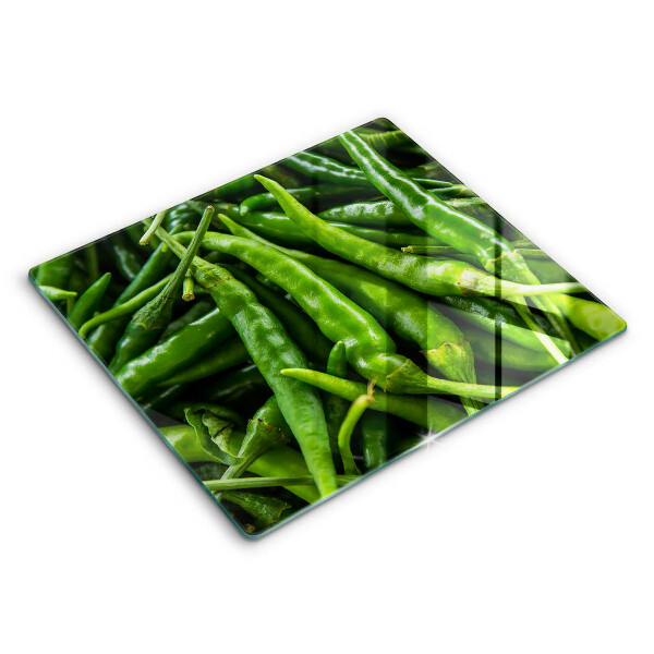 Decorativ placă sticla protectie aragaz Păstăi de mazăre 60x52 cm