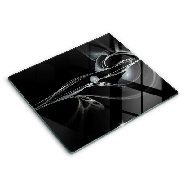 Decorativ placă sticla protectie aragaz Abstracție modernă 60x52 cm