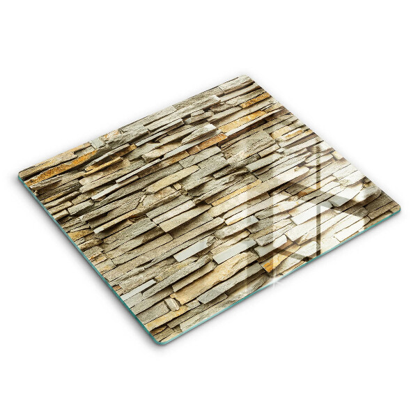 Decorativ placă sticla protectie aragaz Pietre decorative 60x52 cm