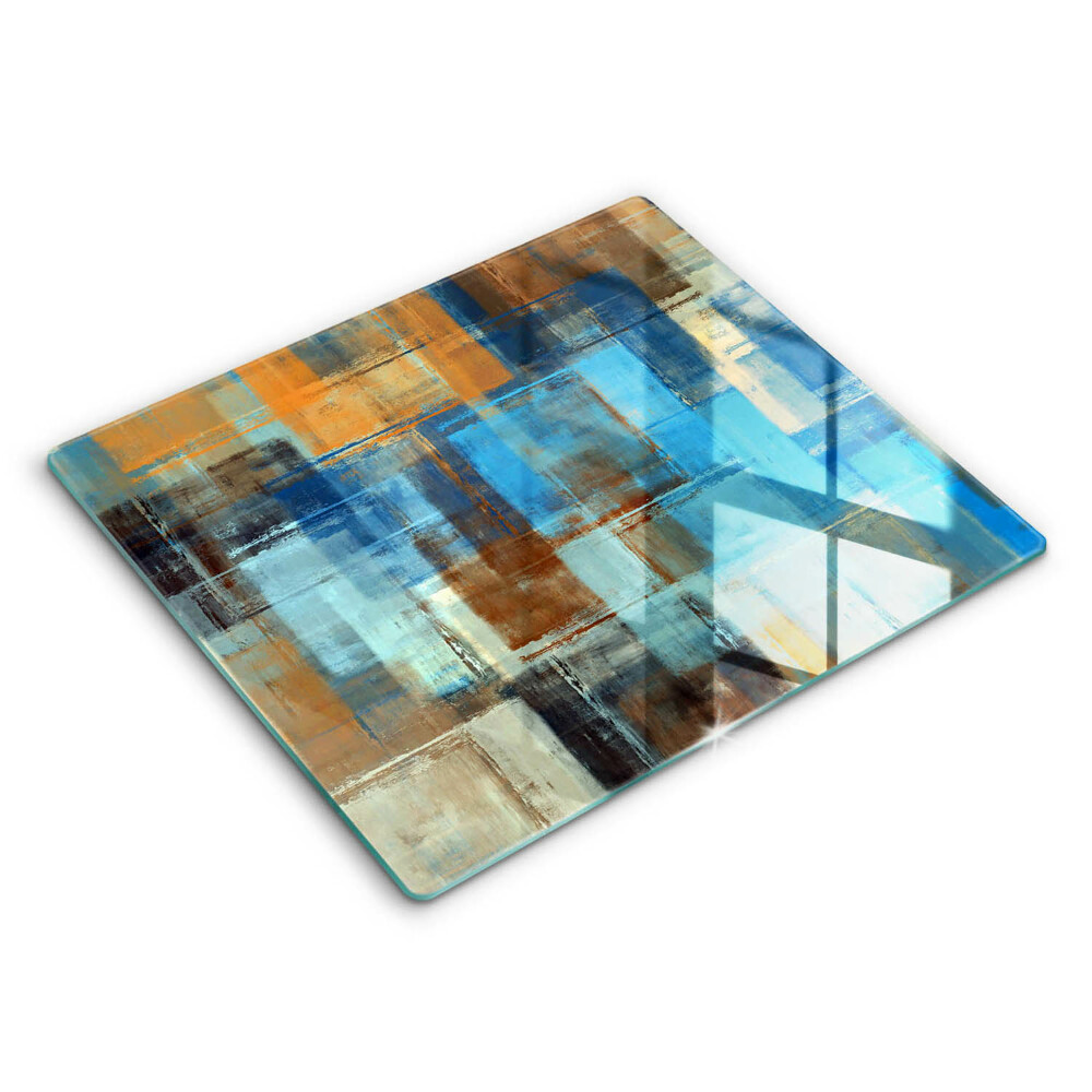 Decorativ placă sticla protectie aragaz Fundal pictat 60x52 cm 