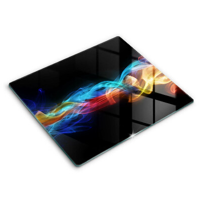 Decorativ placă sticla protectie aragaz Fum colorat 60x52 cm 