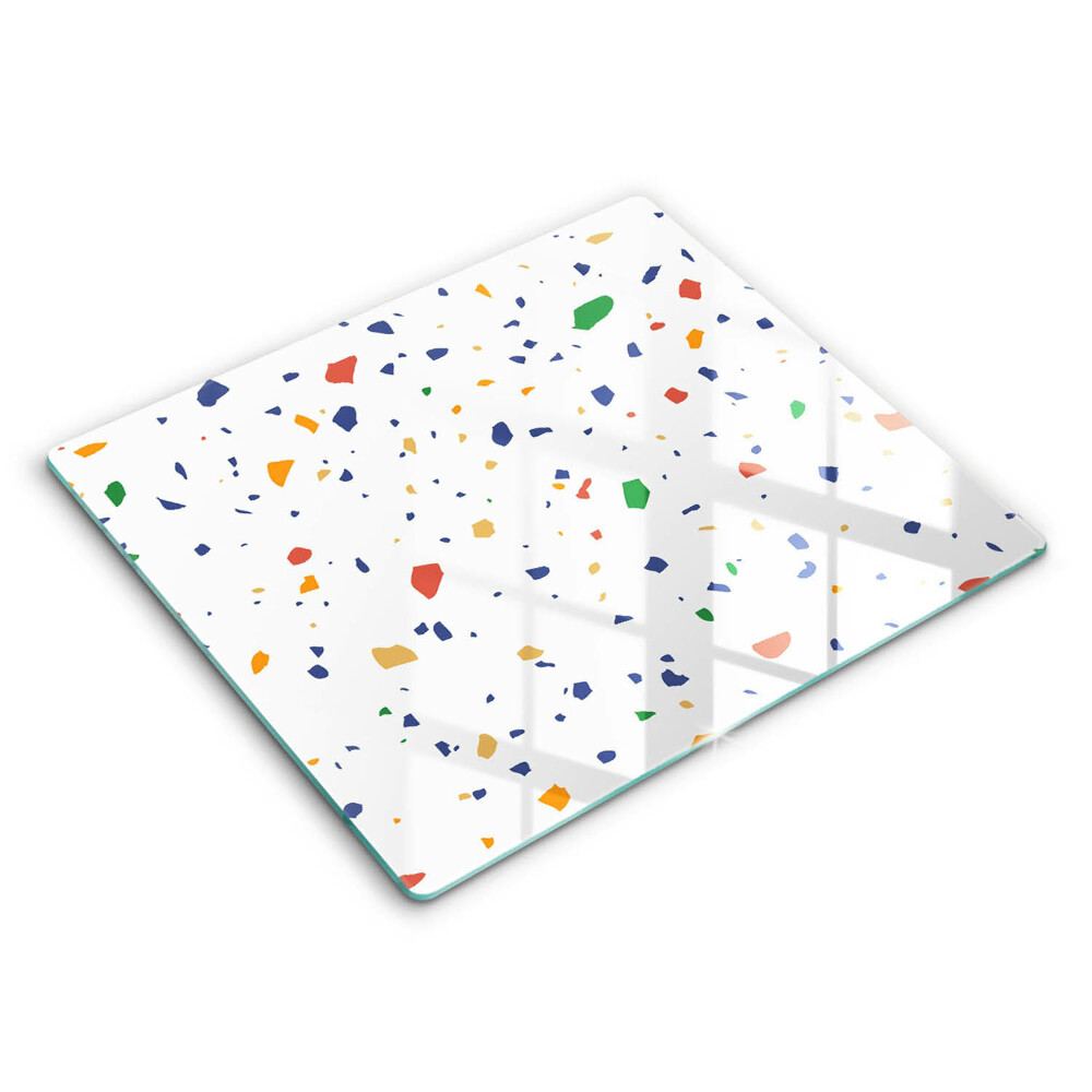 Decorativ placă sticla protectie aragaz Gresie colorată 60x52 cm 