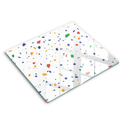 Decorativ placă sticla protectie aragaz Gresie colorată 60x52 cm 