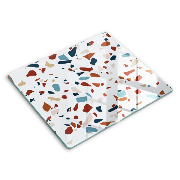 Decorativ placă sticla protectie aragaz Piatră decorativă 60x52 cm