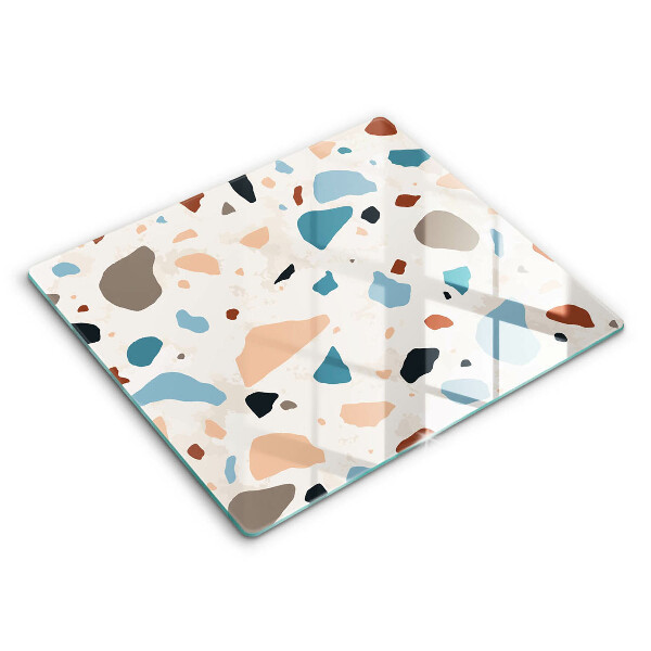 Decorativ placă sticla protectie aragaz Gresie decorativă 60x52 cm