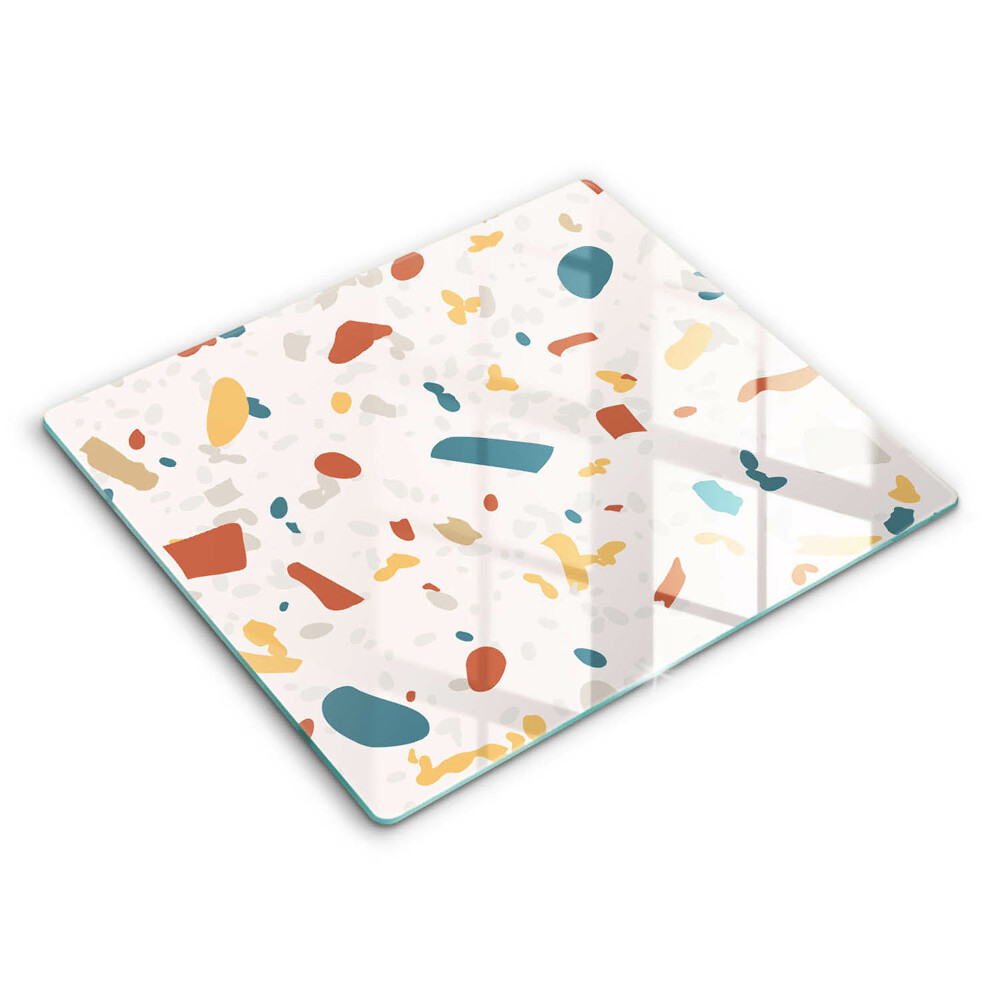 Decorativ placă sticla protectie aragaz Gresie decorativă 60x52 cm 