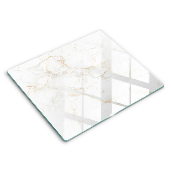 Decorativ placă sticla protectie aragaz Piatră de marmură elegantă 60x52 cm