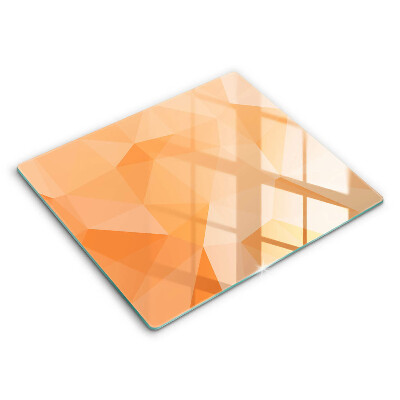 Decorativ placă sticla protectie aragaz Fundal geometric 60x52 cm 