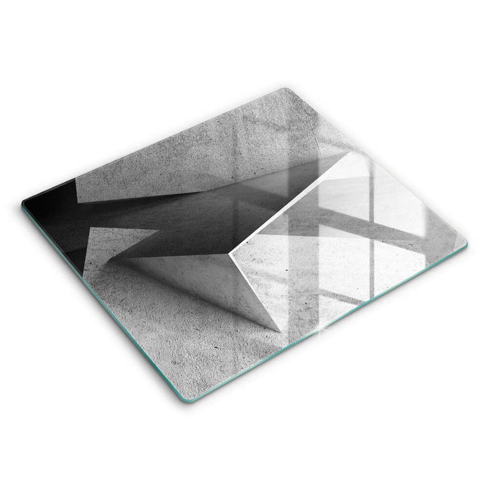 Decorativ placă sticla protectie aragaz Abstracție concretă 60x52 cm 