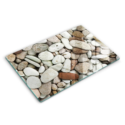 Modern placă din sticla protectie perete bucatarie Fundal cu pietre mici 80x52 cm