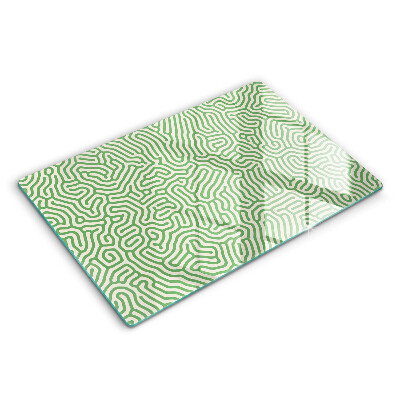 Modern placă din sticla protectie perete bucatarie Linii de abstractizare 80x52 cm
