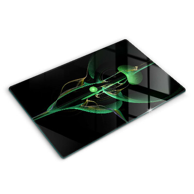 Modern placă din sticla protectie perete bucatarie Abstracție modernă 80x52 cm