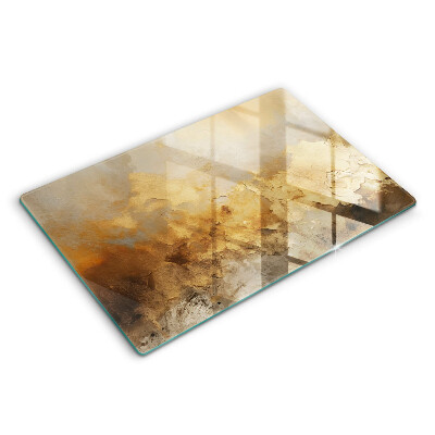 Modern placă din sticla protectie perete bucatarie Textură bogată 80x52 cm