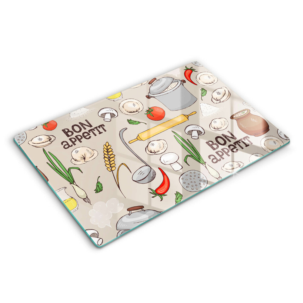 Modern placă din sticla protectie perete bucatarie Ilustrație de bucătărie 80x52 cm