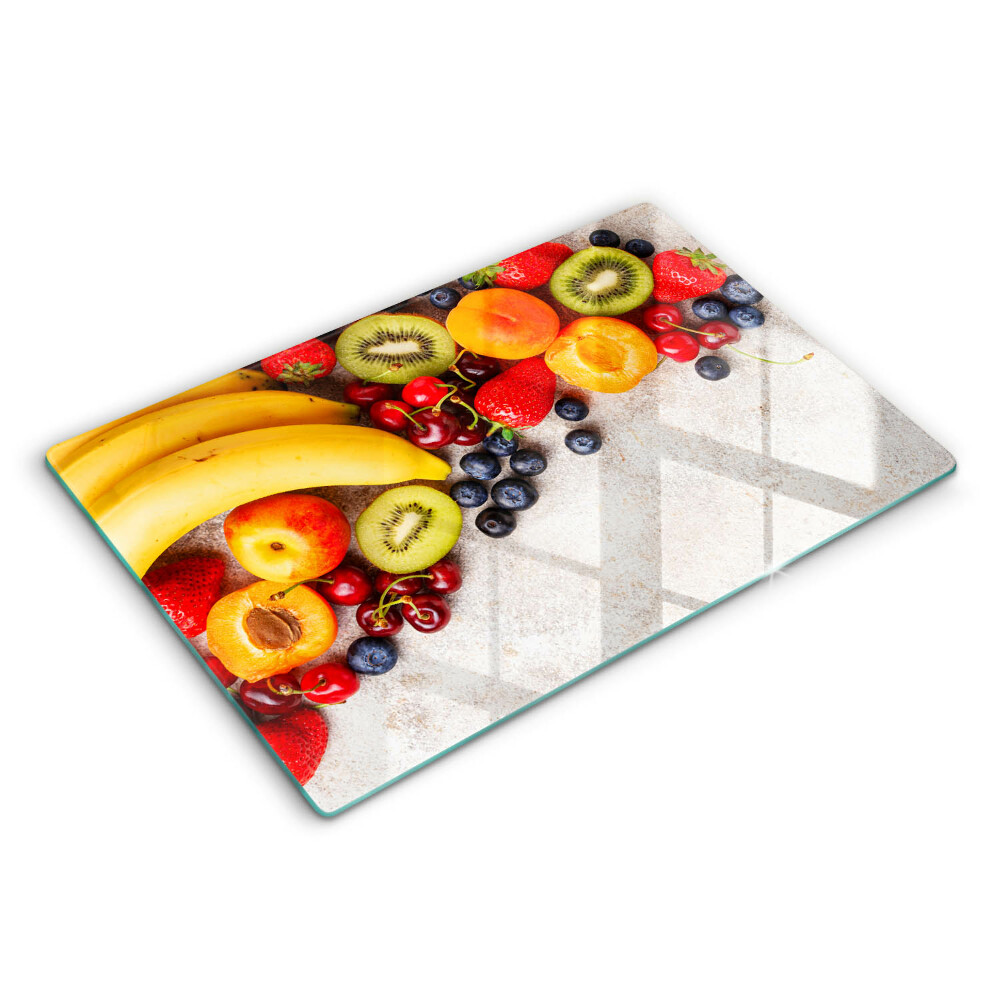 Modern placă din sticla protectie perete bucatarie Fructe de sărbători 80x52 cm