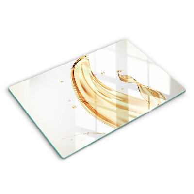 Modern placă din sticla protectie perete bucatarie Ulei de măsline 80x52 cm