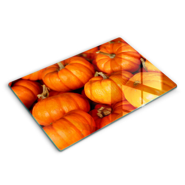 Modern placă din sticla protectie perete bucatarie Dovleci 80x52 cm