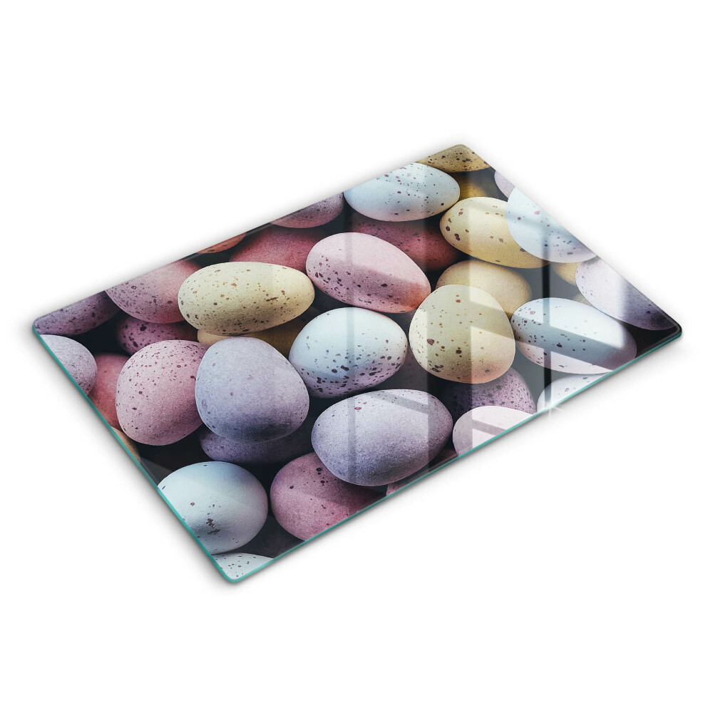 Modern placă din sticla protectie perete bucatarie ouă de Paște 80x52 cm