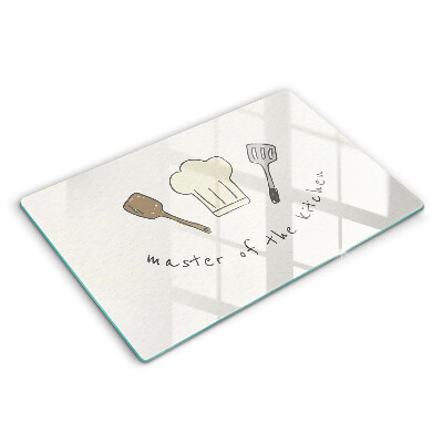 Modern placă din sticla protectie perete bucatarie Maestrul Bucătăriei 80x52 cm