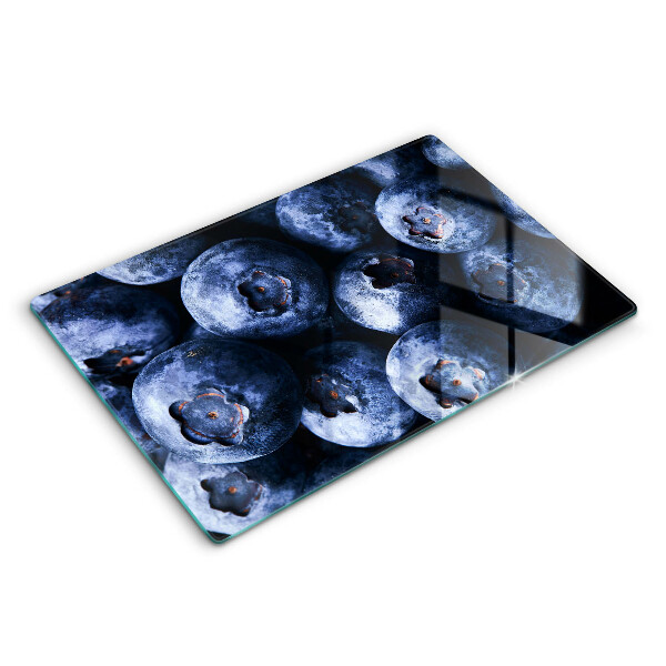 Modern placă din sticla protectie perete bucatarie Prim-plan cu fructe de pădure 80x52 cm