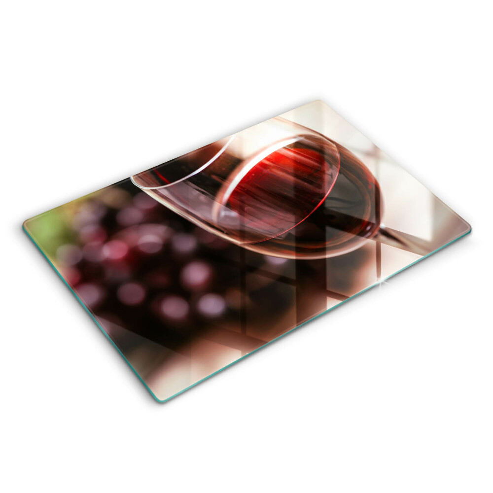 Modern placă din sticla protectie perete bucatarie Un pahar de vin roșu 80x52 cm