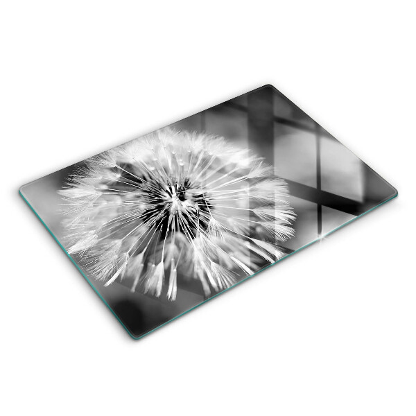 Modern placă din sticla protectie perete bucatarie Păpădie delicată 80x52 cm