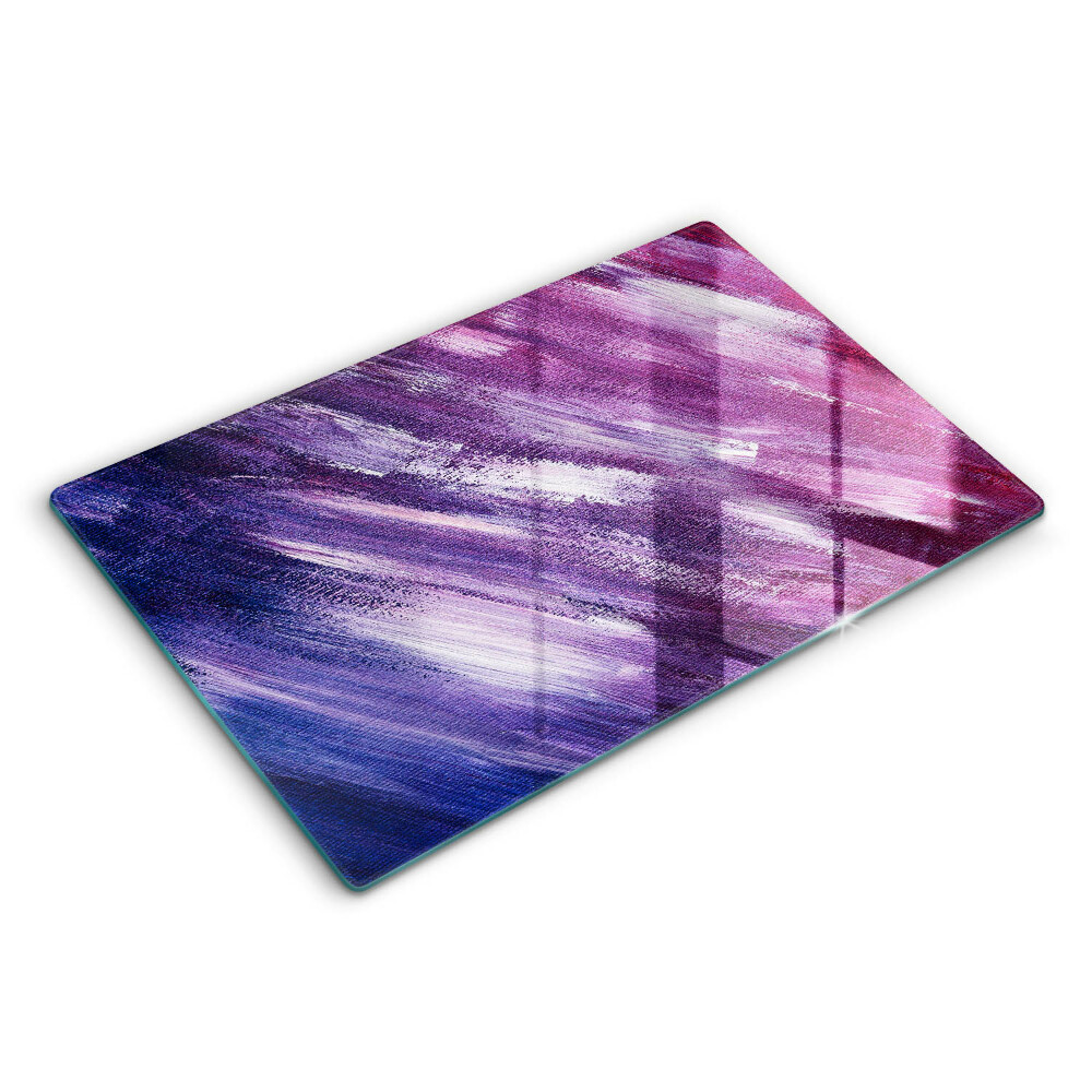 Modern placă din sticla protectie perete bucatarie Abstractizarea vopselei 80x52 cm