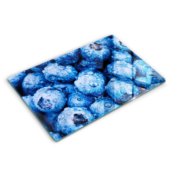 Modern placă din sticla protectie perete bucatarie Afine suculente 80x52 cm