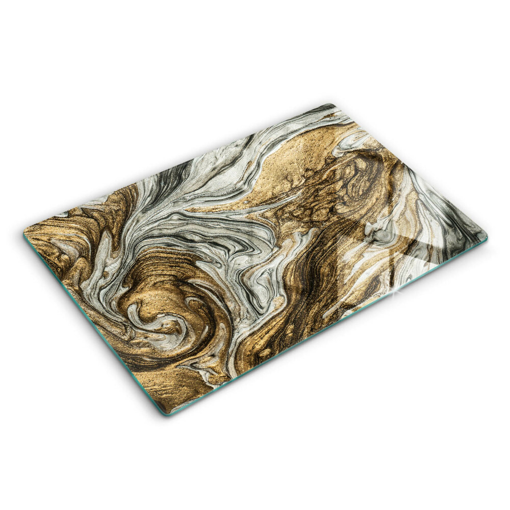 Modern placă din sticla protectie perete bucatarie Abstracție bogată 80x52 cm