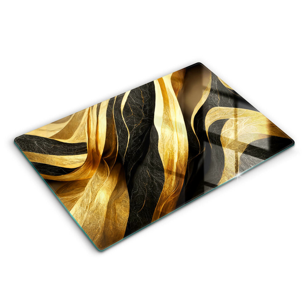 Modern placă din sticla protectie perete bucatarie Abstracție elegantă 80x52 cm