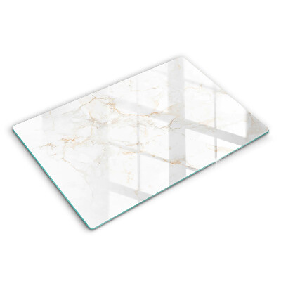 Modern placă din sticla protectie perete bucatarie Piatră de marmură elegantă 80x52 cm