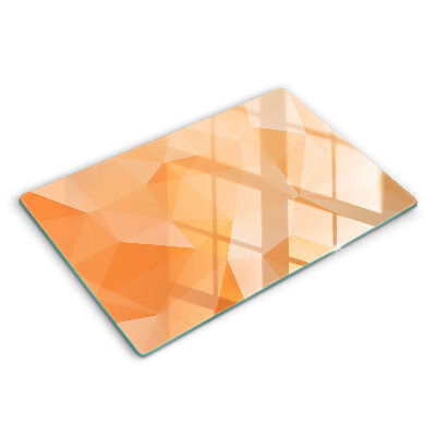 Modern placă din sticla protectie perete bucatarie Fundal geometric 80x52 cm