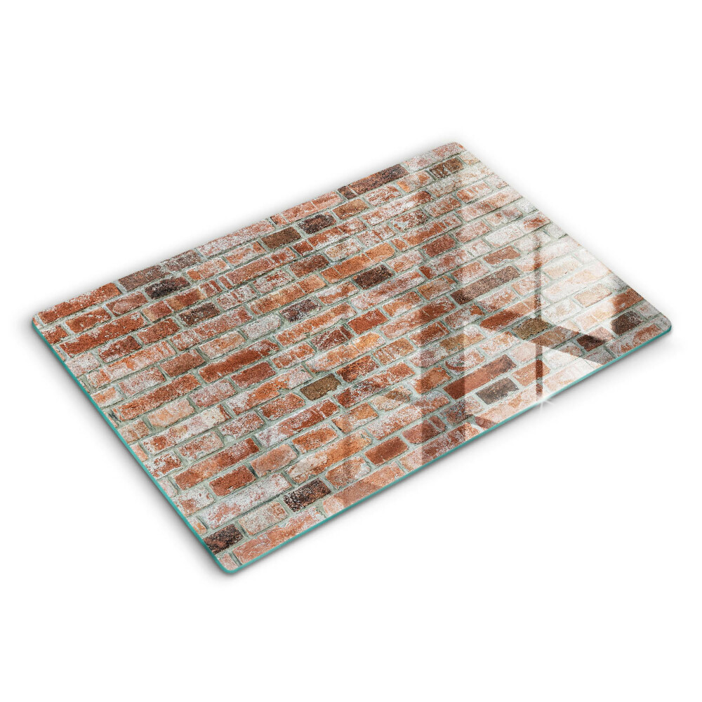 Modern placă din sticla protectie perete bucatarie Zid vechi de cărămidă 80x52 cm